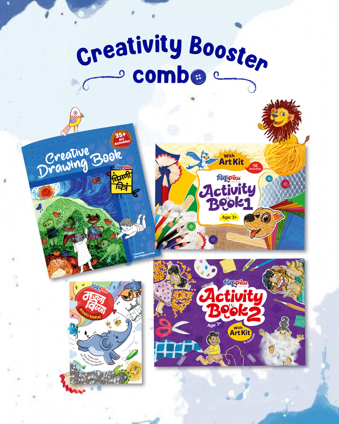 Creativity Booster Combo Pack for Kids | ChikuPiku